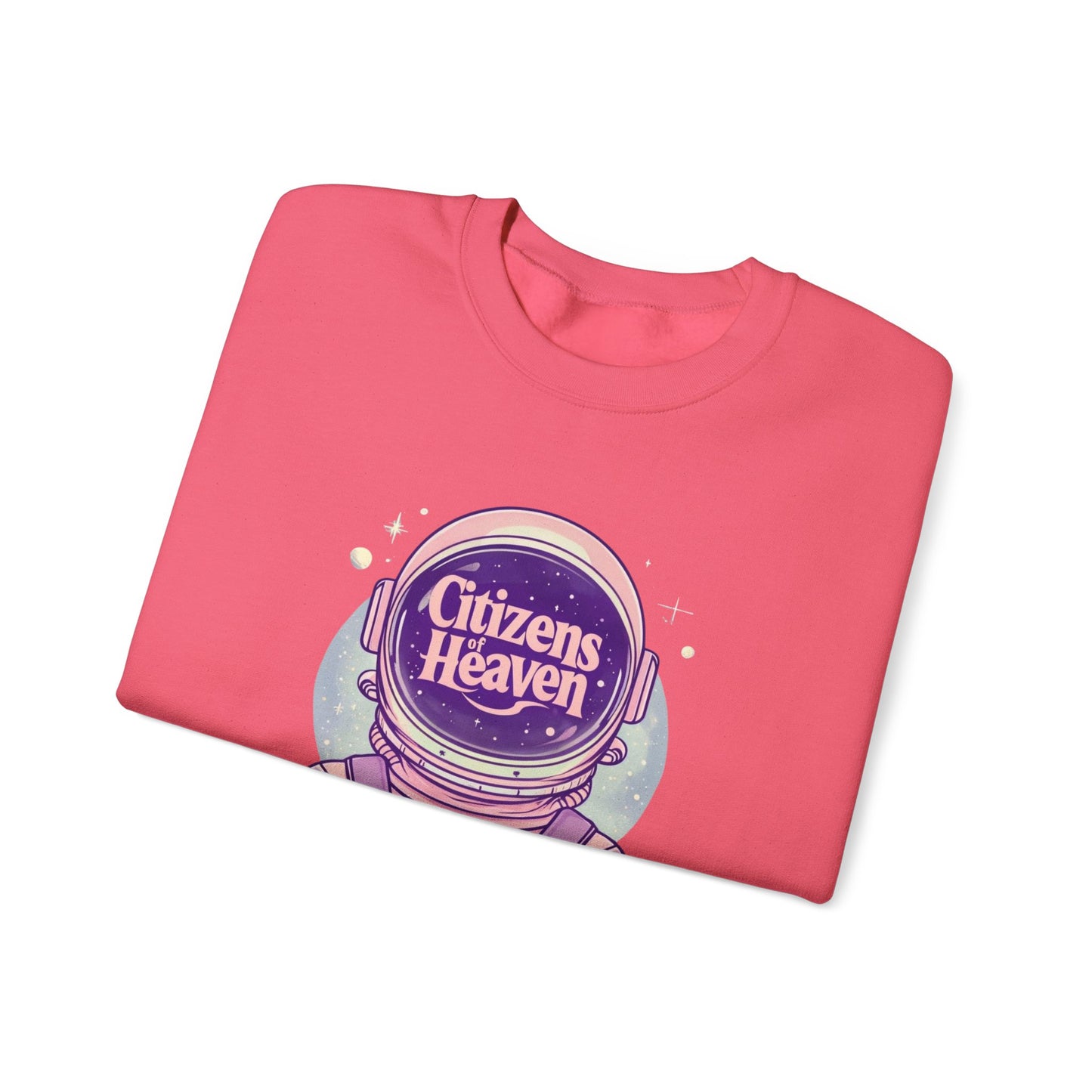 Pink Astronaut Crewneck Sweatshirt