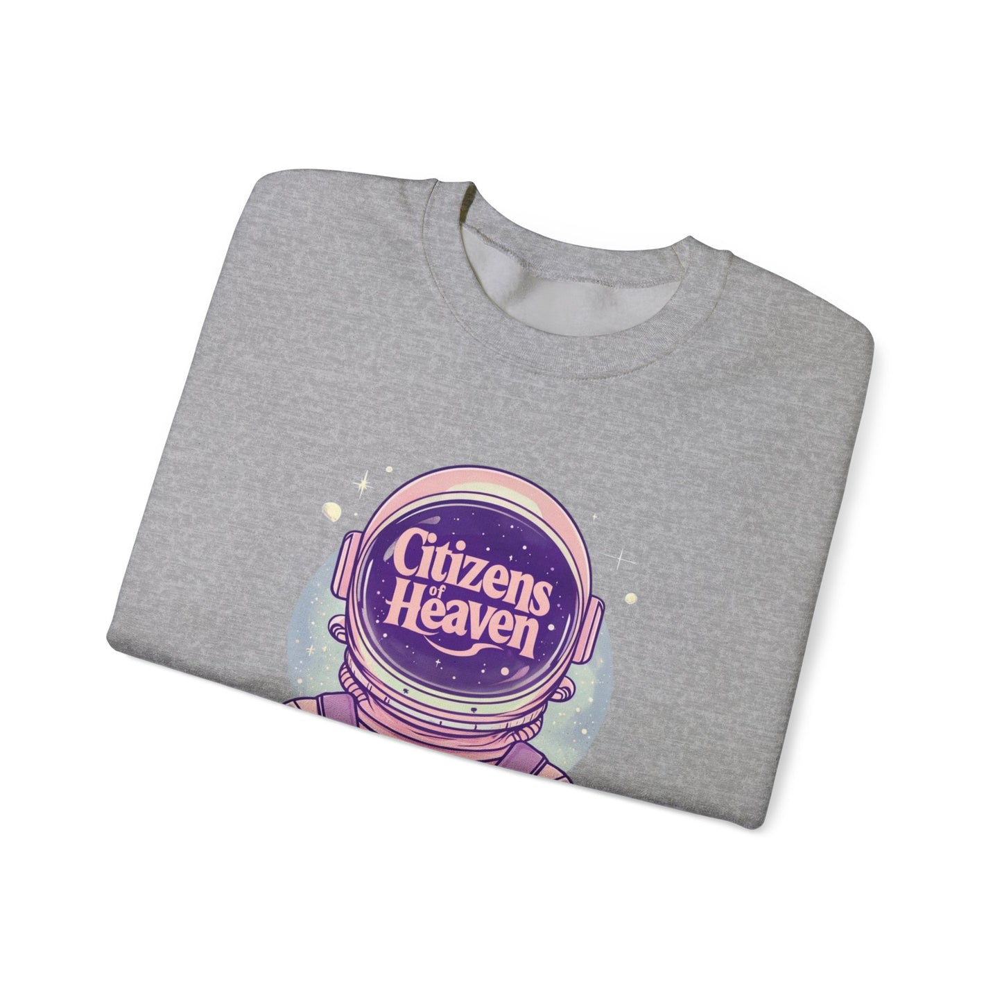 Pink Astronaut Crewneck Sweatshirt