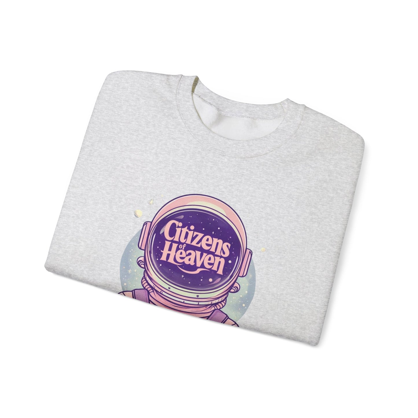Pink Astronaut Crewneck Sweatshirt