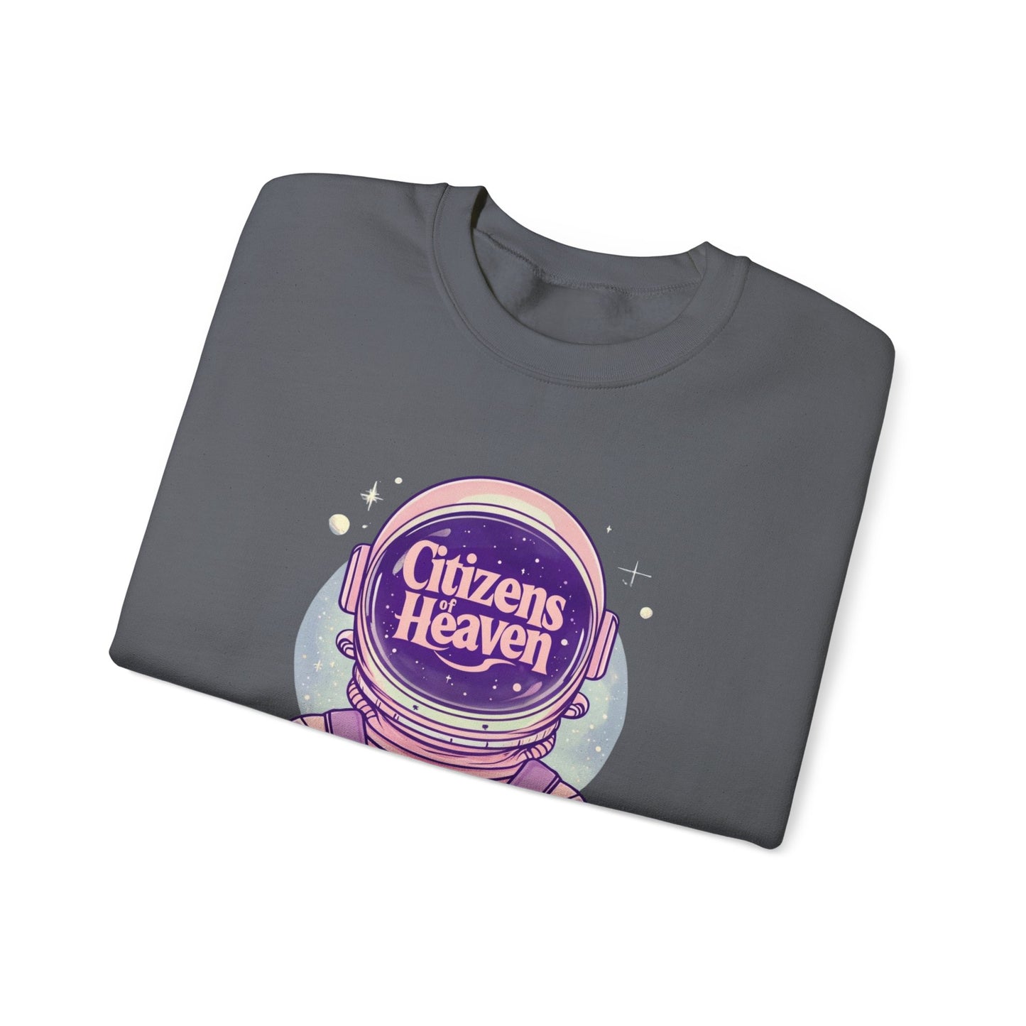 Pink Astronaut Crewneck Sweatshirt