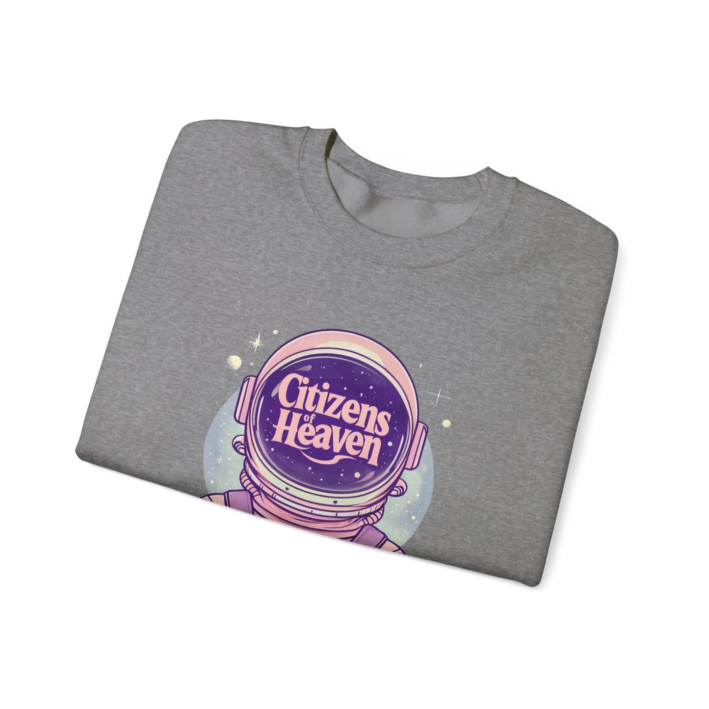 Pink Astronaut Crewneck Sweatshirt