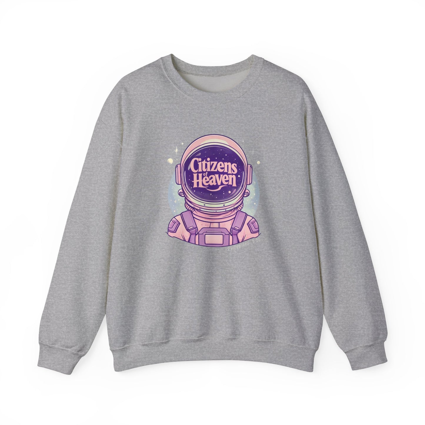 Pink Astronaut Crewneck Sweatshirt
