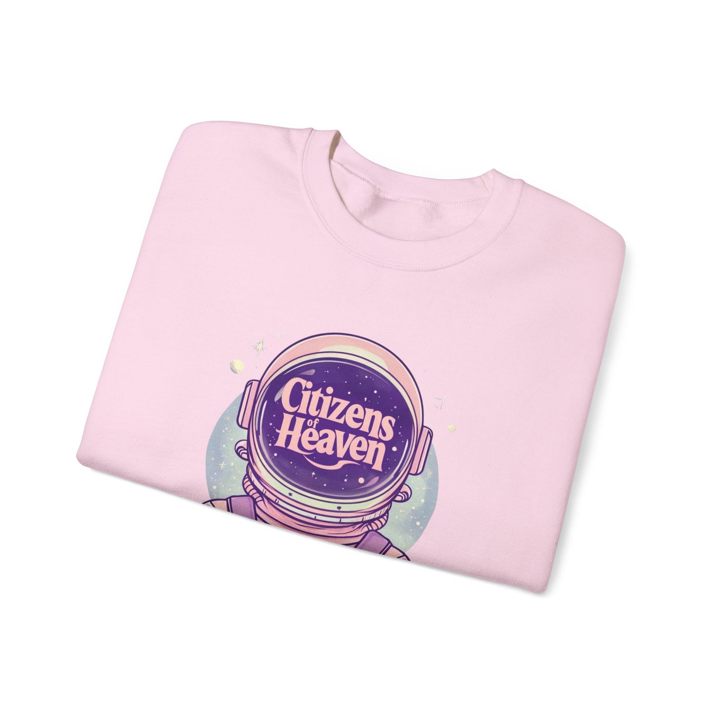 Pink Astronaut Crewneck Sweatshirt