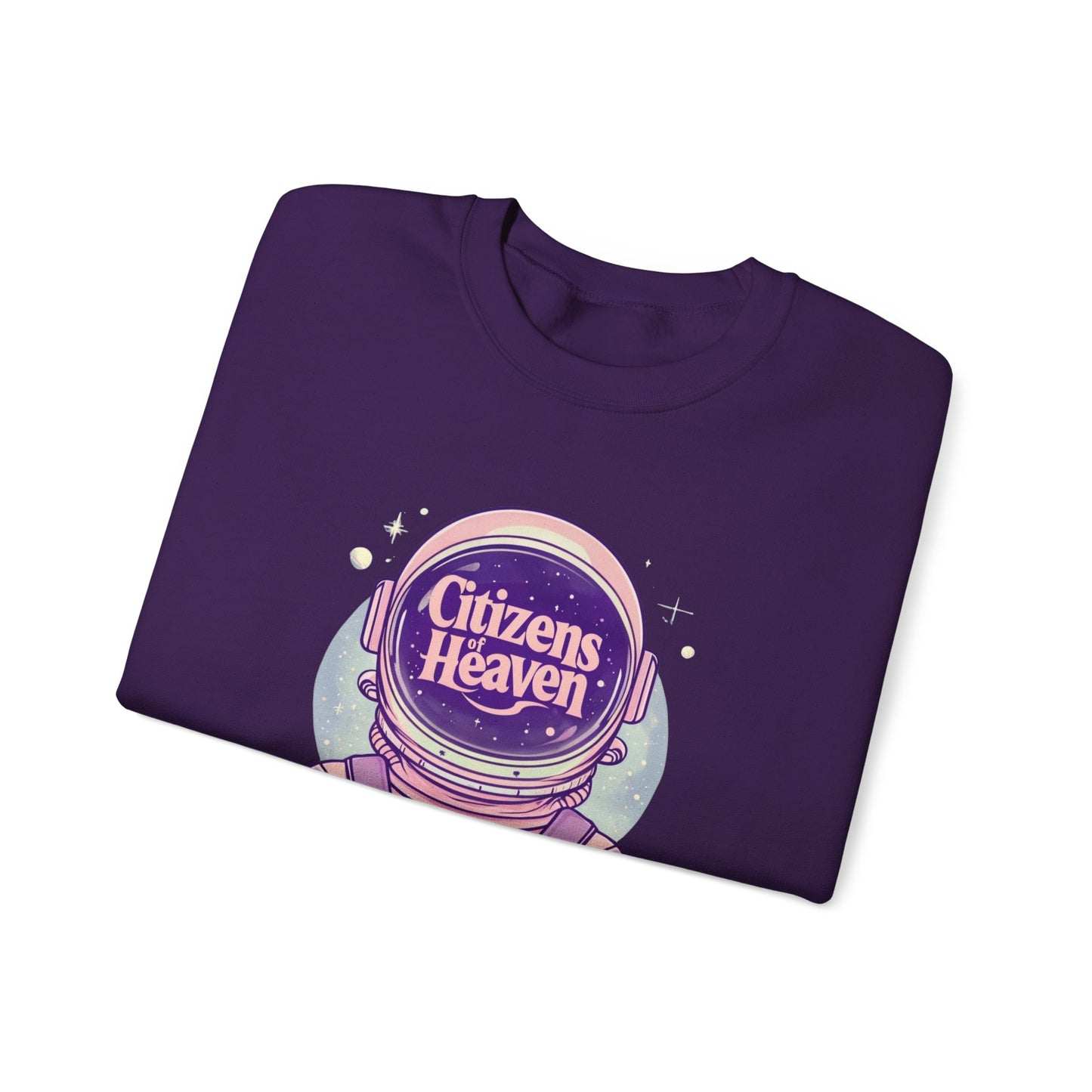 Pink Astronaut Crewneck Sweatshirt