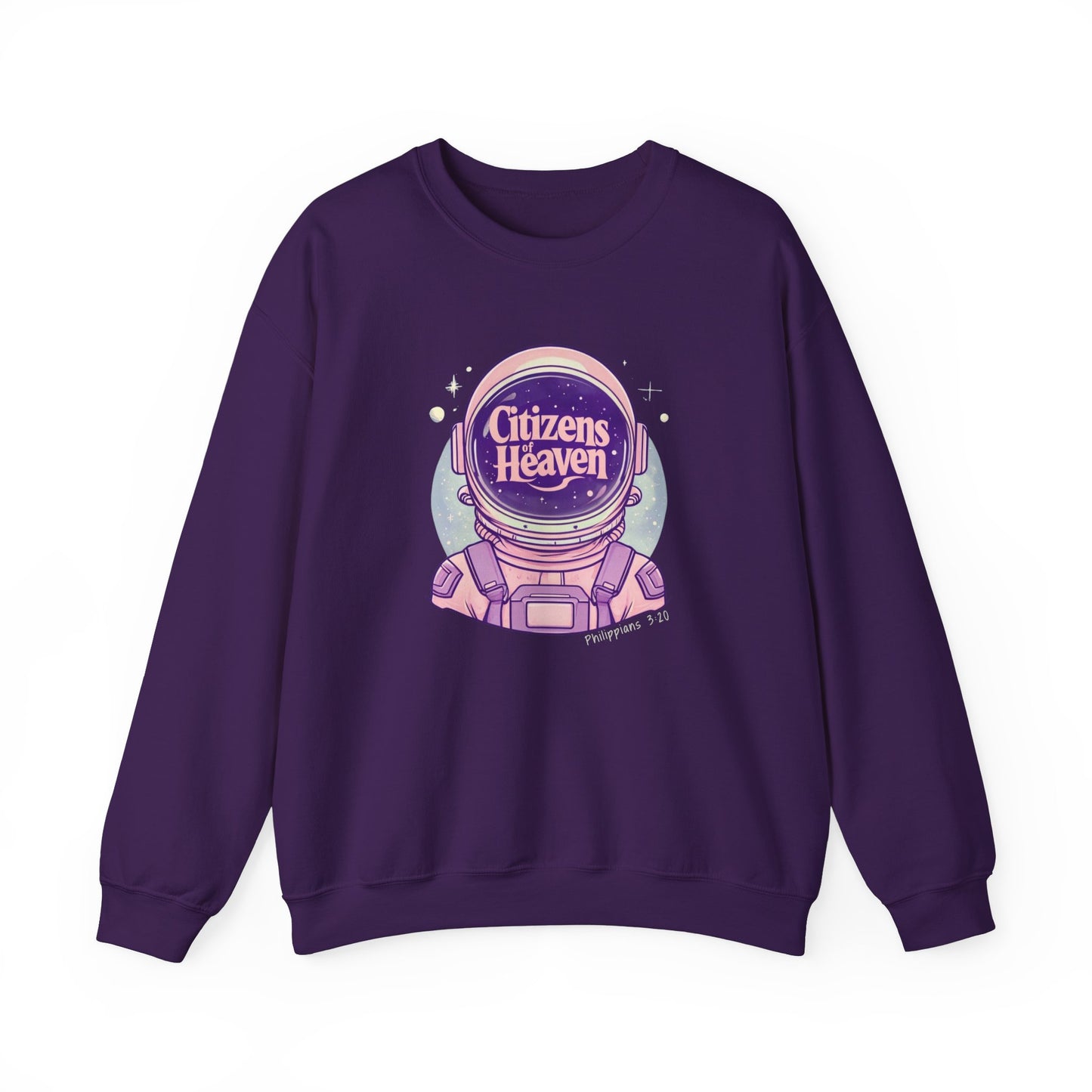 Pink Astronaut Crewneck Sweatshirt