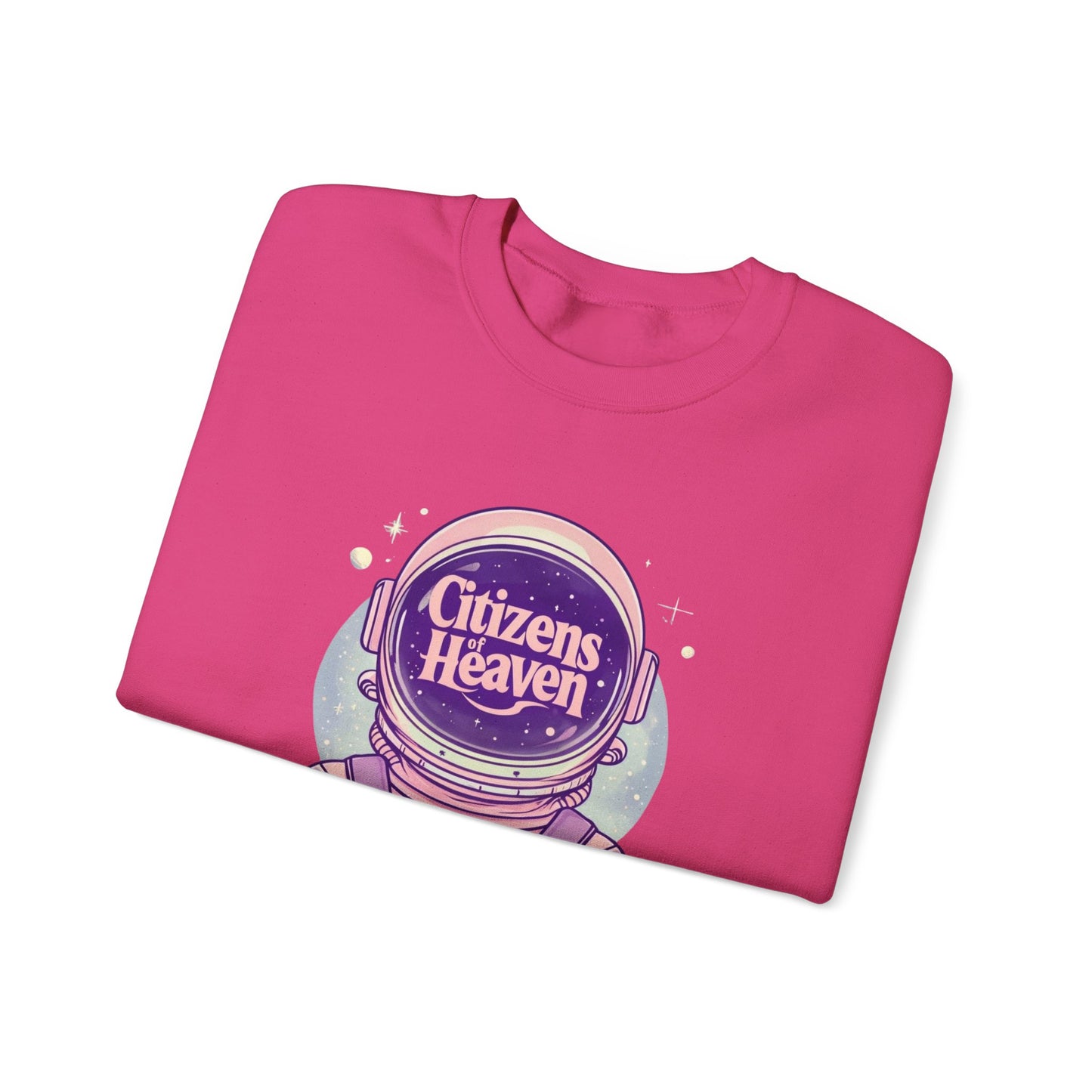 Pink Astronaut Crewneck Sweatshirt
