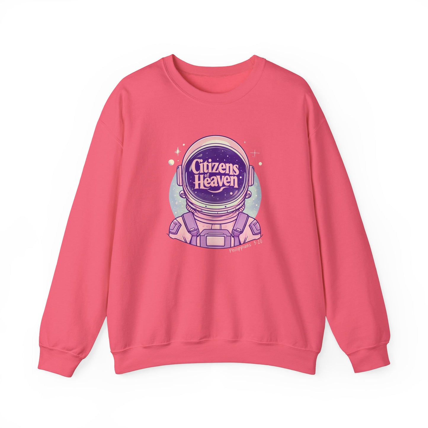 Pink Astronaut Crewneck Sweatshirt