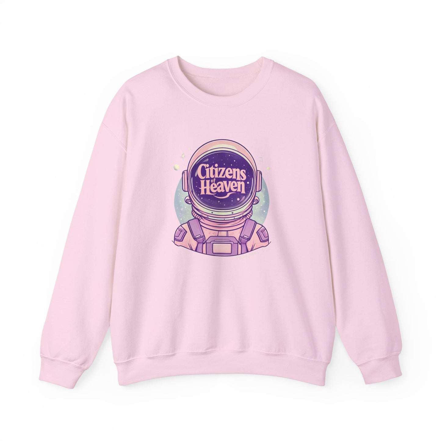 Pink Astronaut Crewneck Sweatshirt