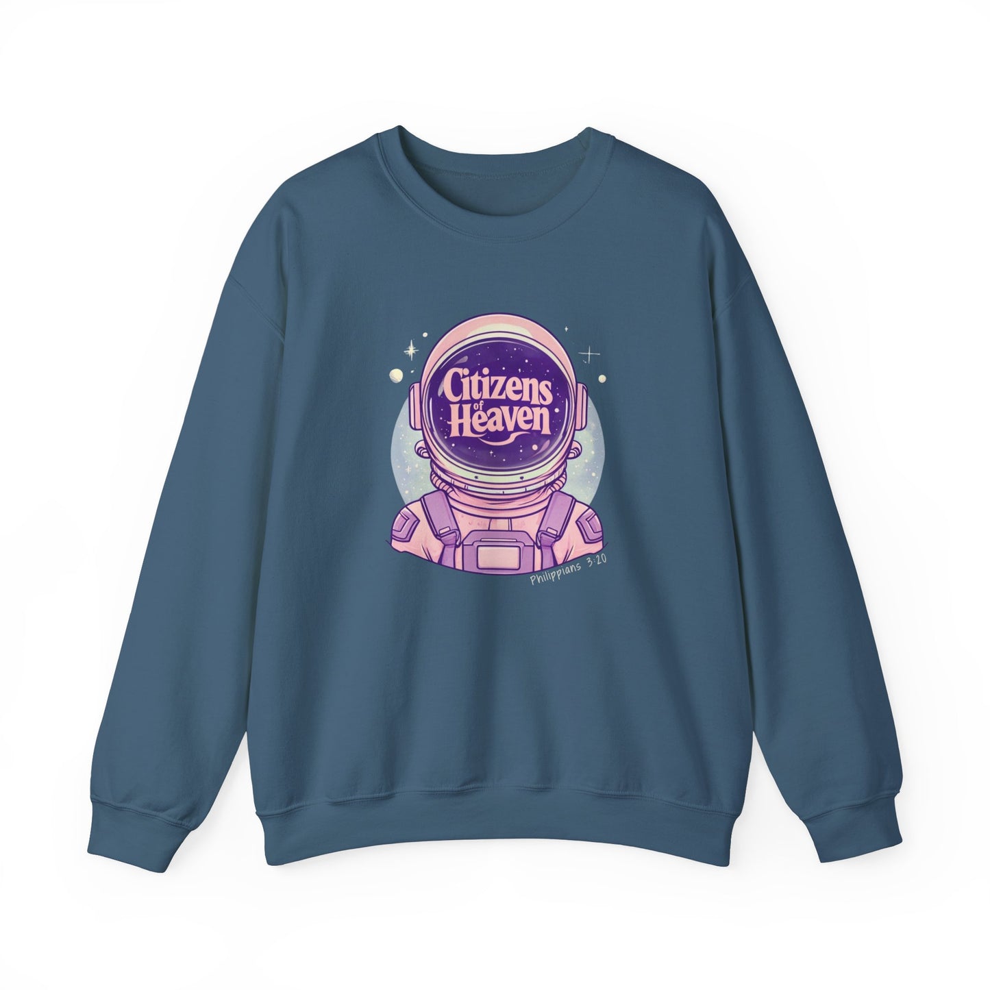 Pink Astronaut Crewneck Sweatshirt