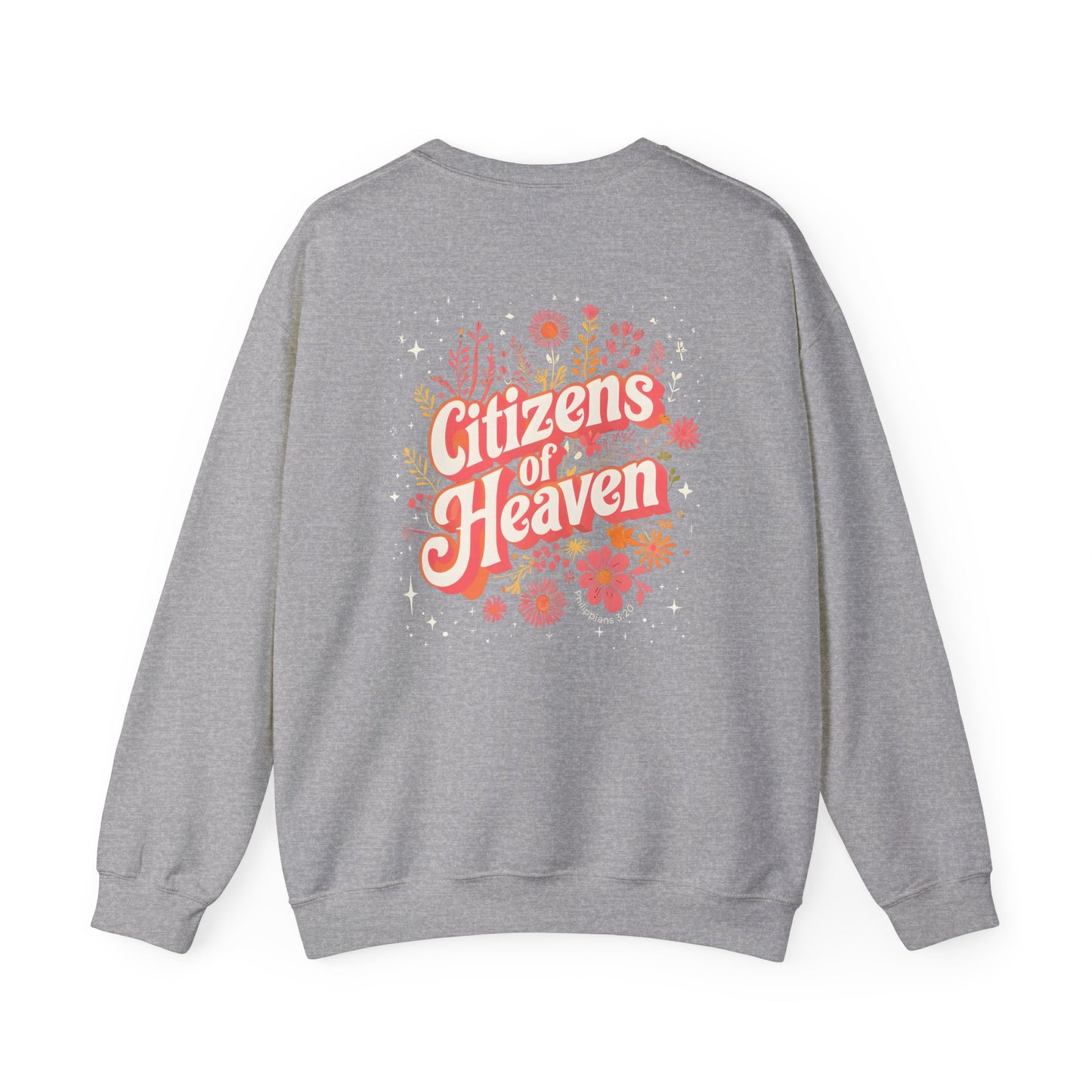 Stars and Flowers Crewneck Sweatshirt