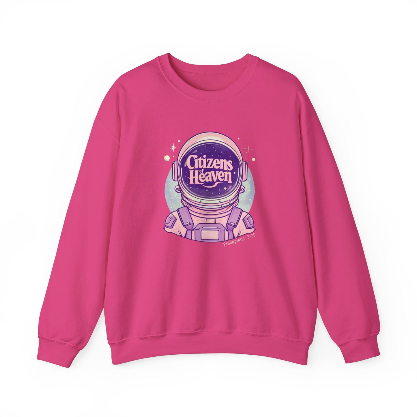 Pink Astronaut Crewneck Sweatshirt