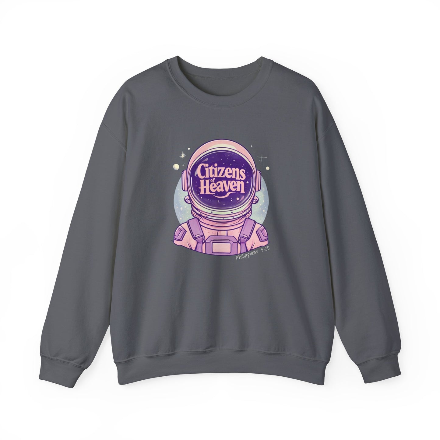 Pink Astronaut Crewneck Sweatshirt