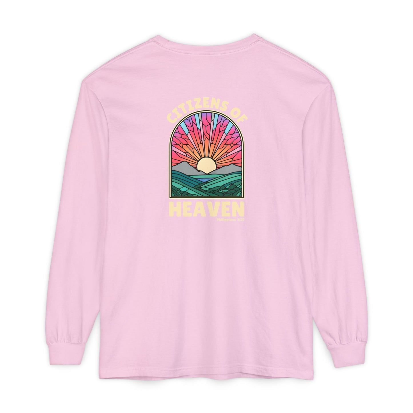 Mosaic Pink Unisex Long Sleeve T-shirt