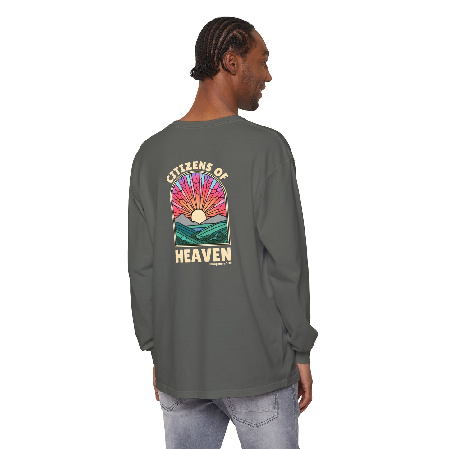 Mosaic Pink Unisex Long Sleeve T-shirt