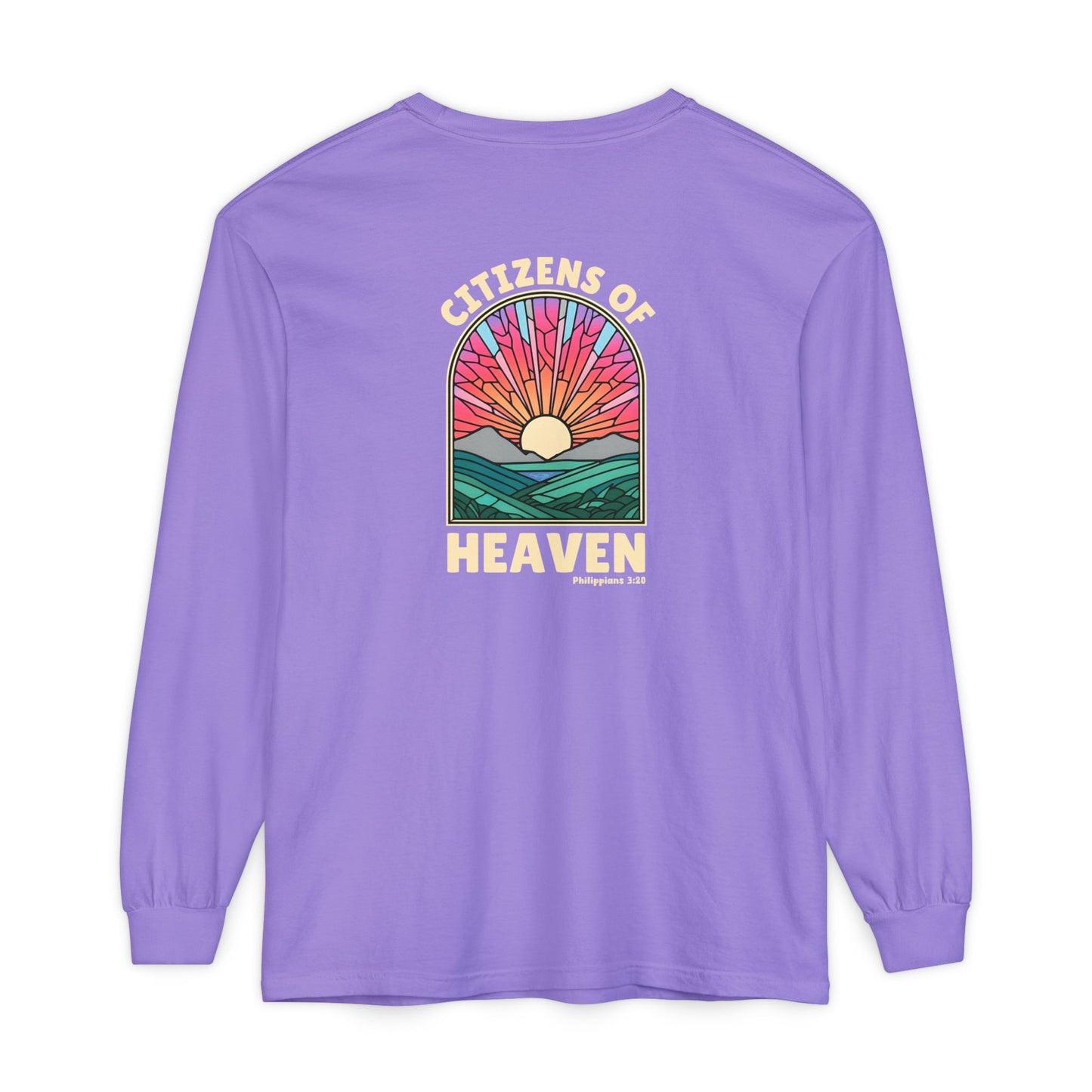 Mosaic Pink Unisex Long Sleeve T-shirt