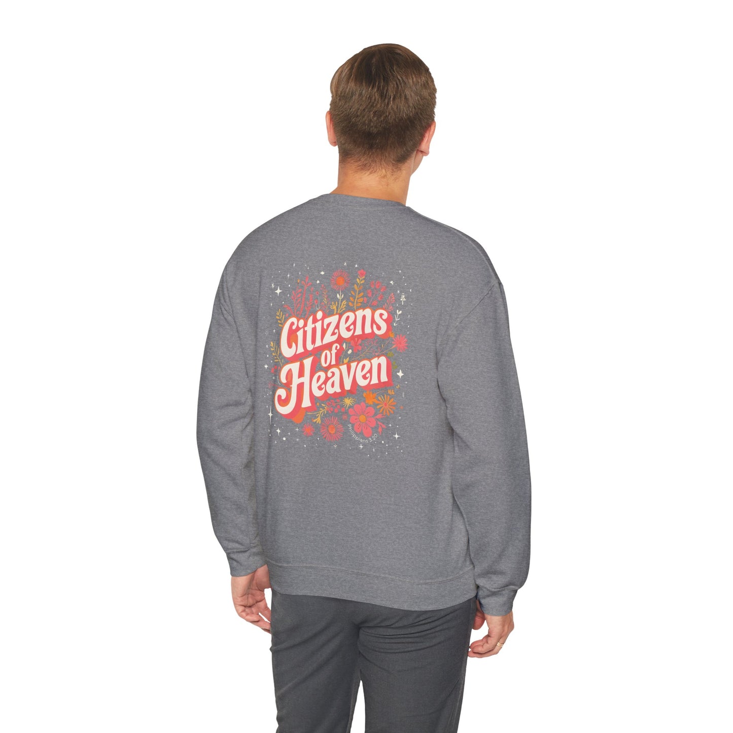 Stars and Flowers Crewneck Sweatshirt