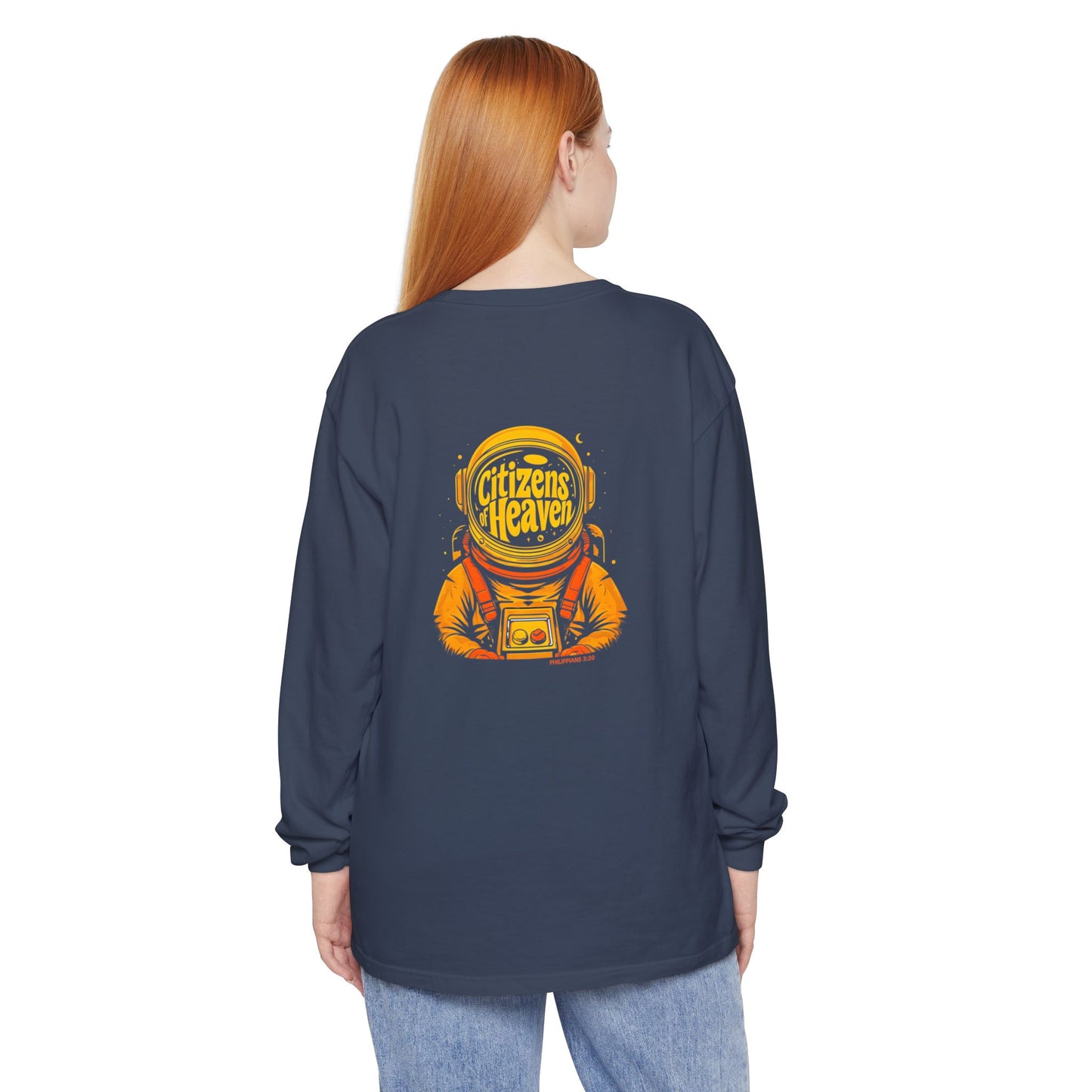 Radiant Astronaut Unisex Long Sleeve T-shirt