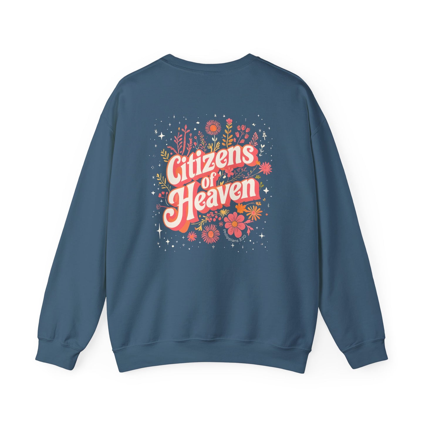 Stars and Flowers Crewneck Sweatshirt