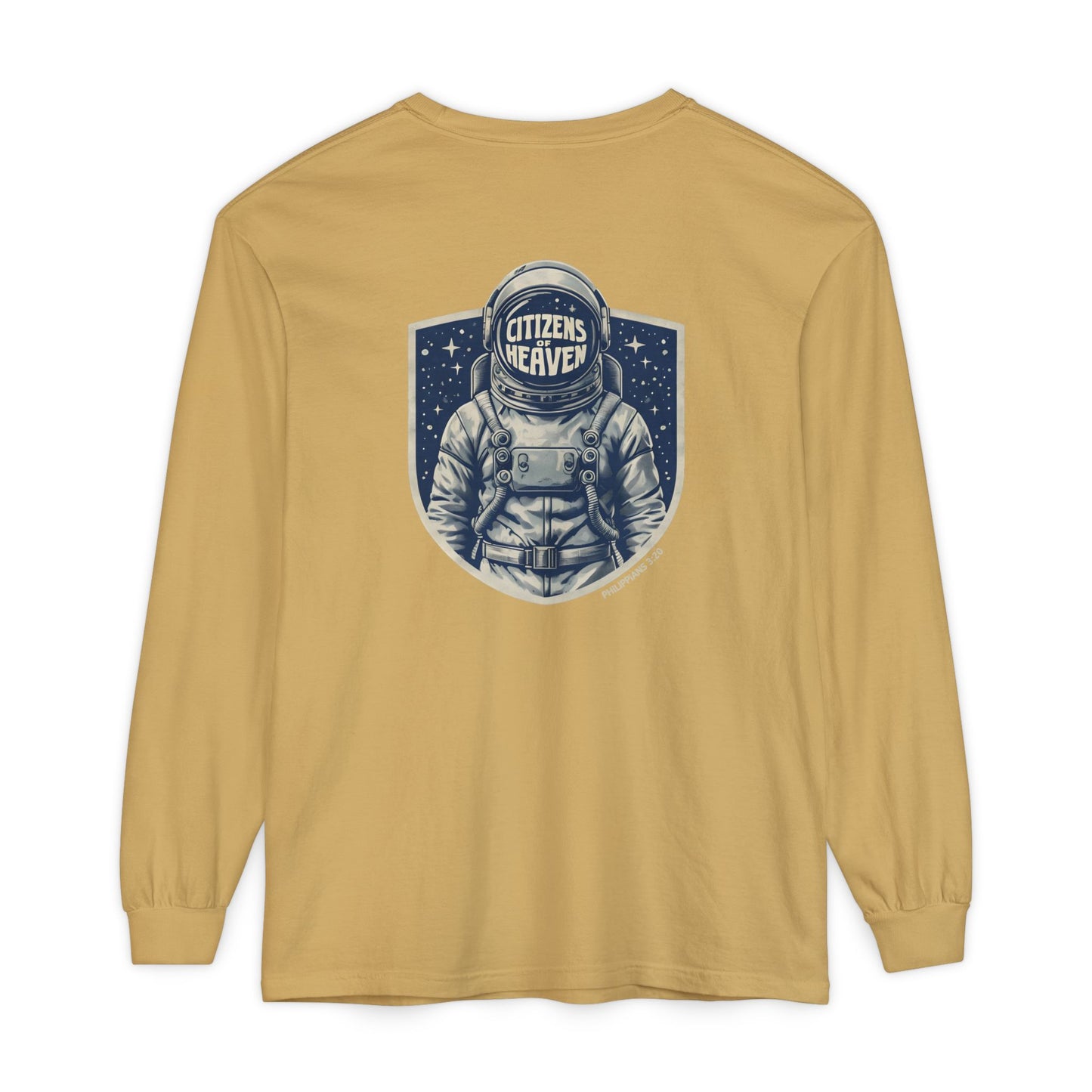 Shield Style Astronaut Unisex Long Sleeve T-shirt