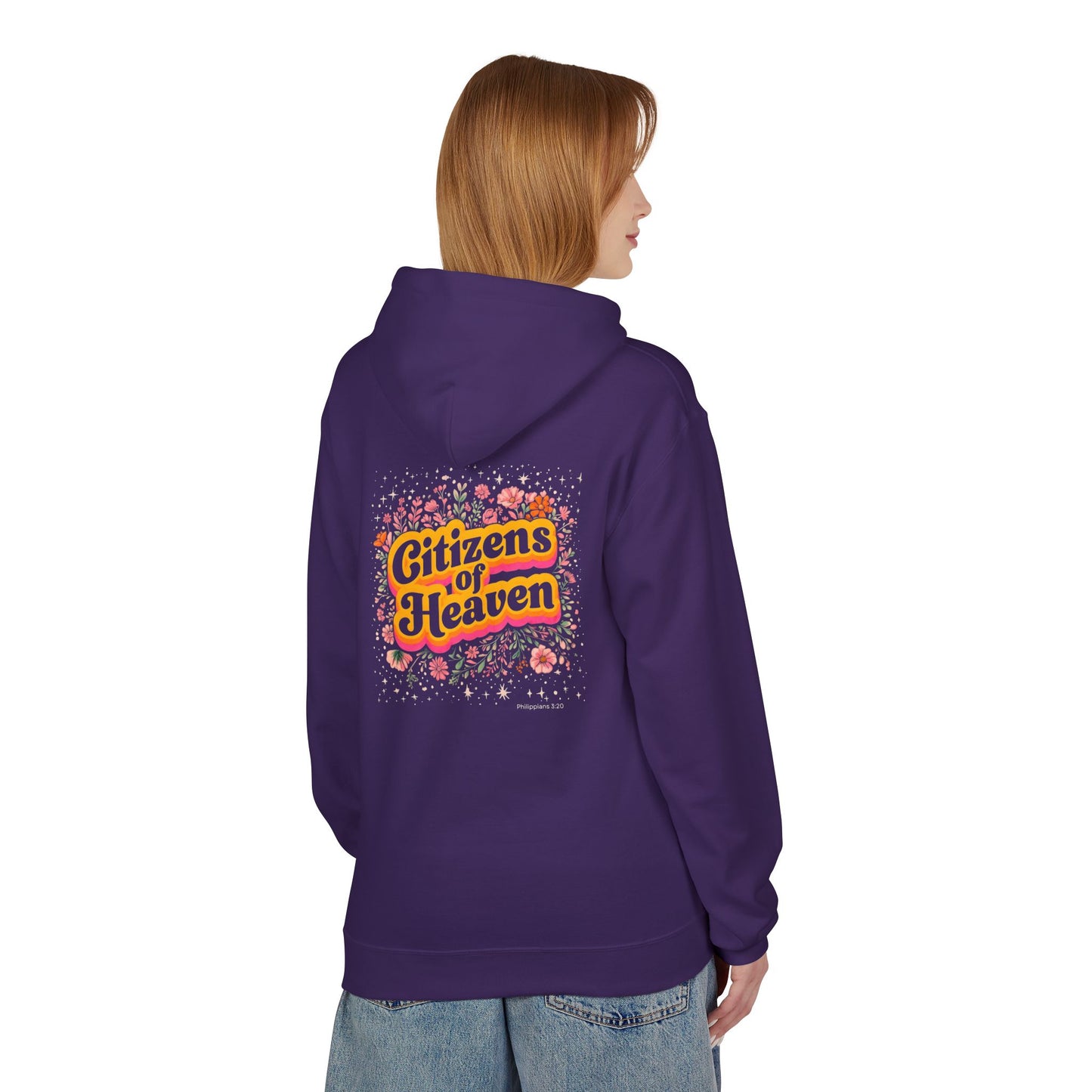 Retro Stars and Flowers Hoodie