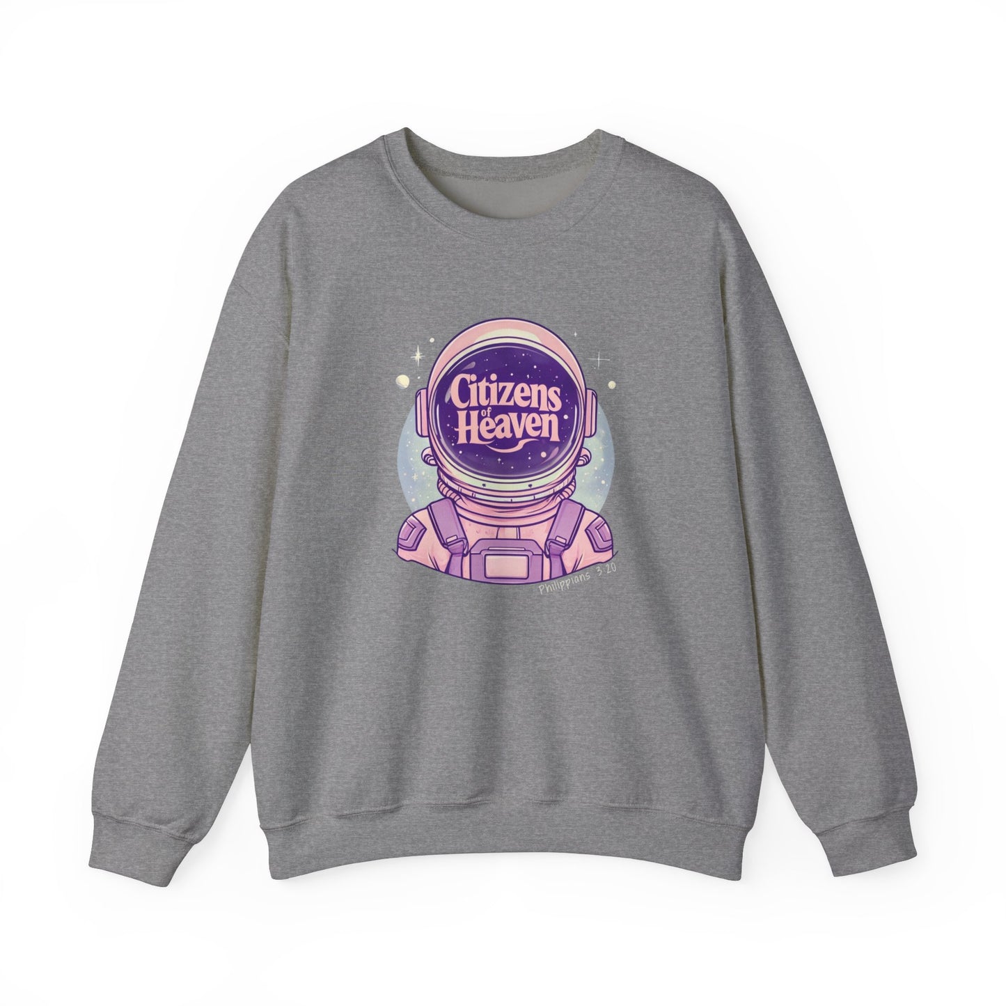 Pink Astronaut Crewneck Sweatshirt