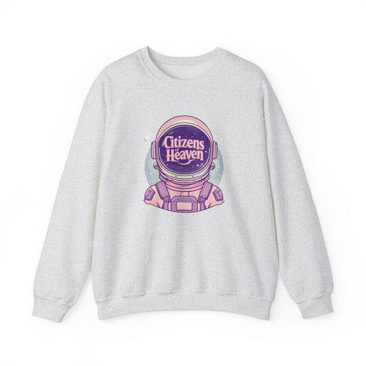 Pink Astronaut Crewneck Sweatshirt