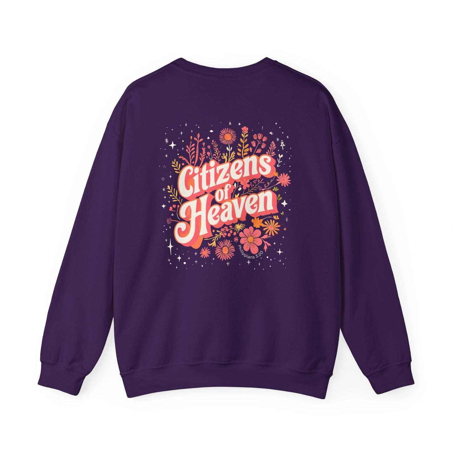 Stars and Flowers Crewneck Sweatshirt