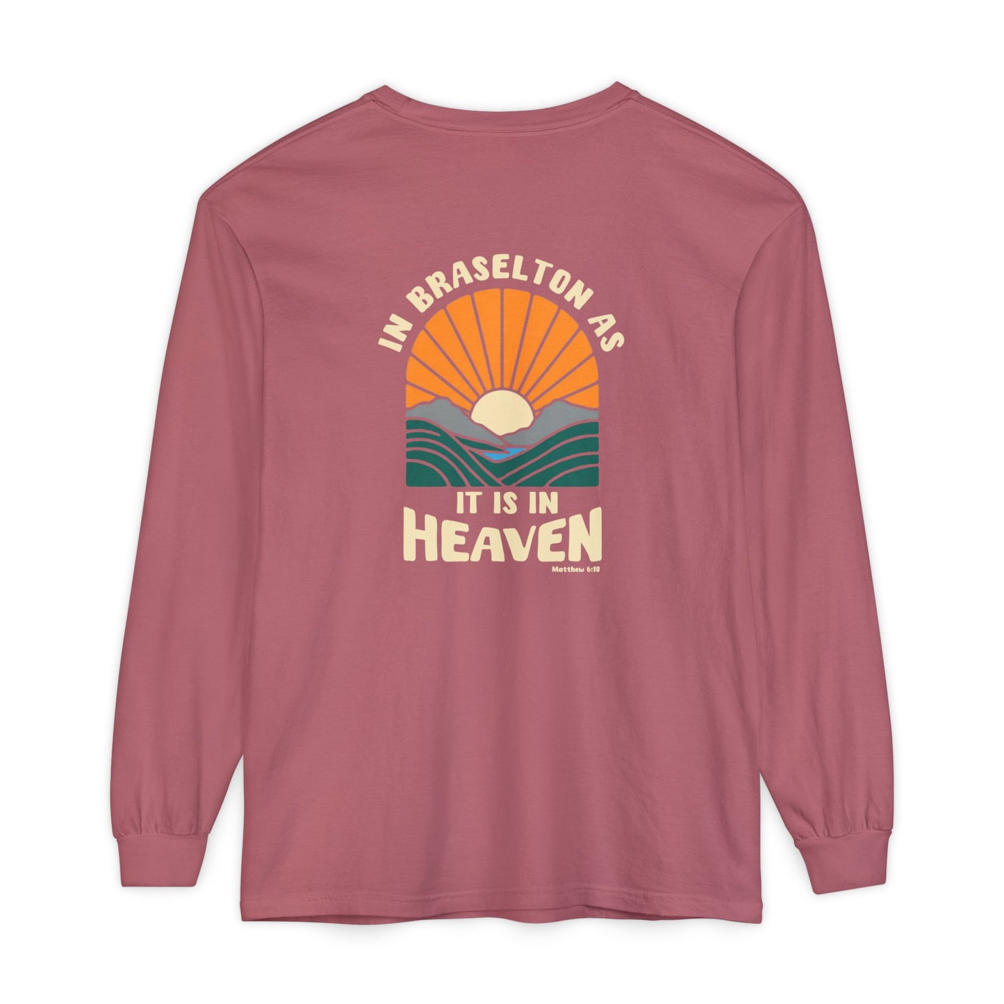 CUSTOMIZABLE In "your city" as it is in Heaven Long Sleeve T-shirt