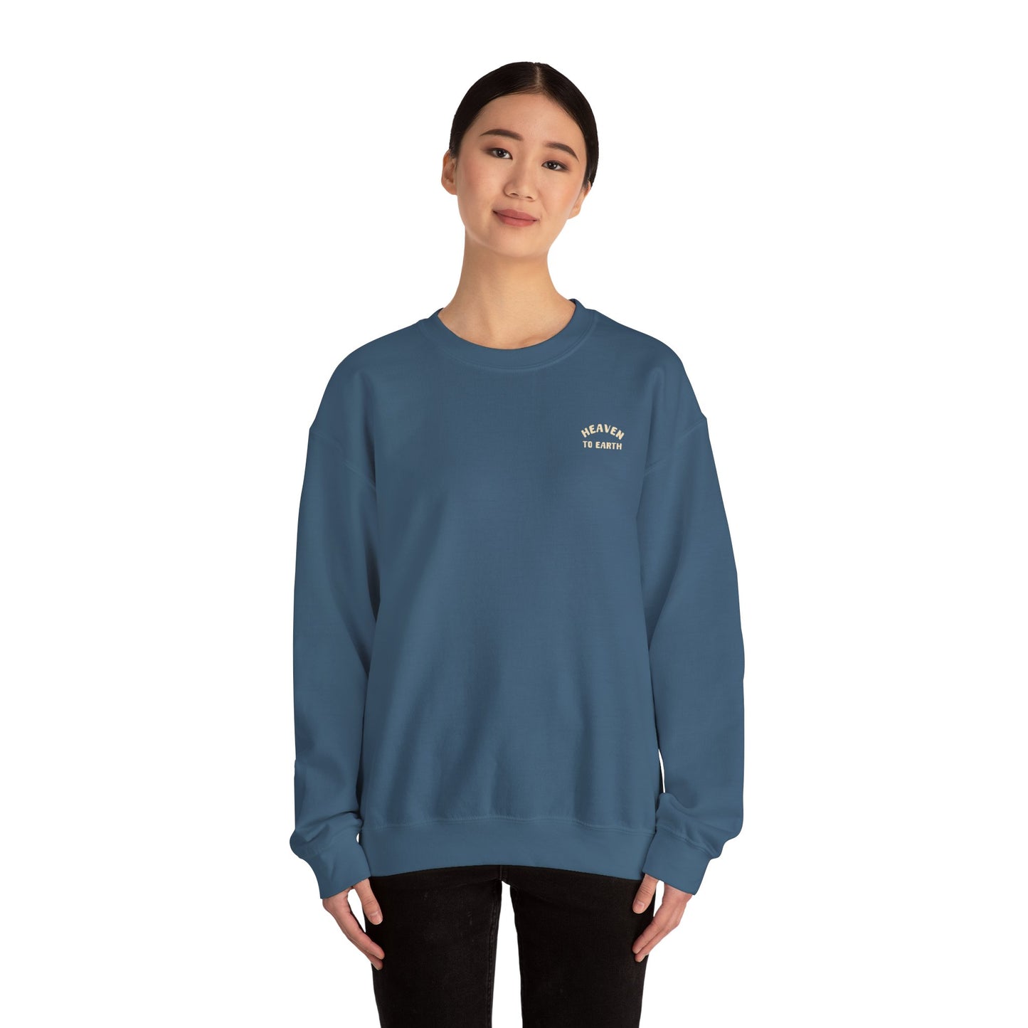 CUSTOMIZABLE In "your city" as it is in Heaven Crewneck Sweatshirt