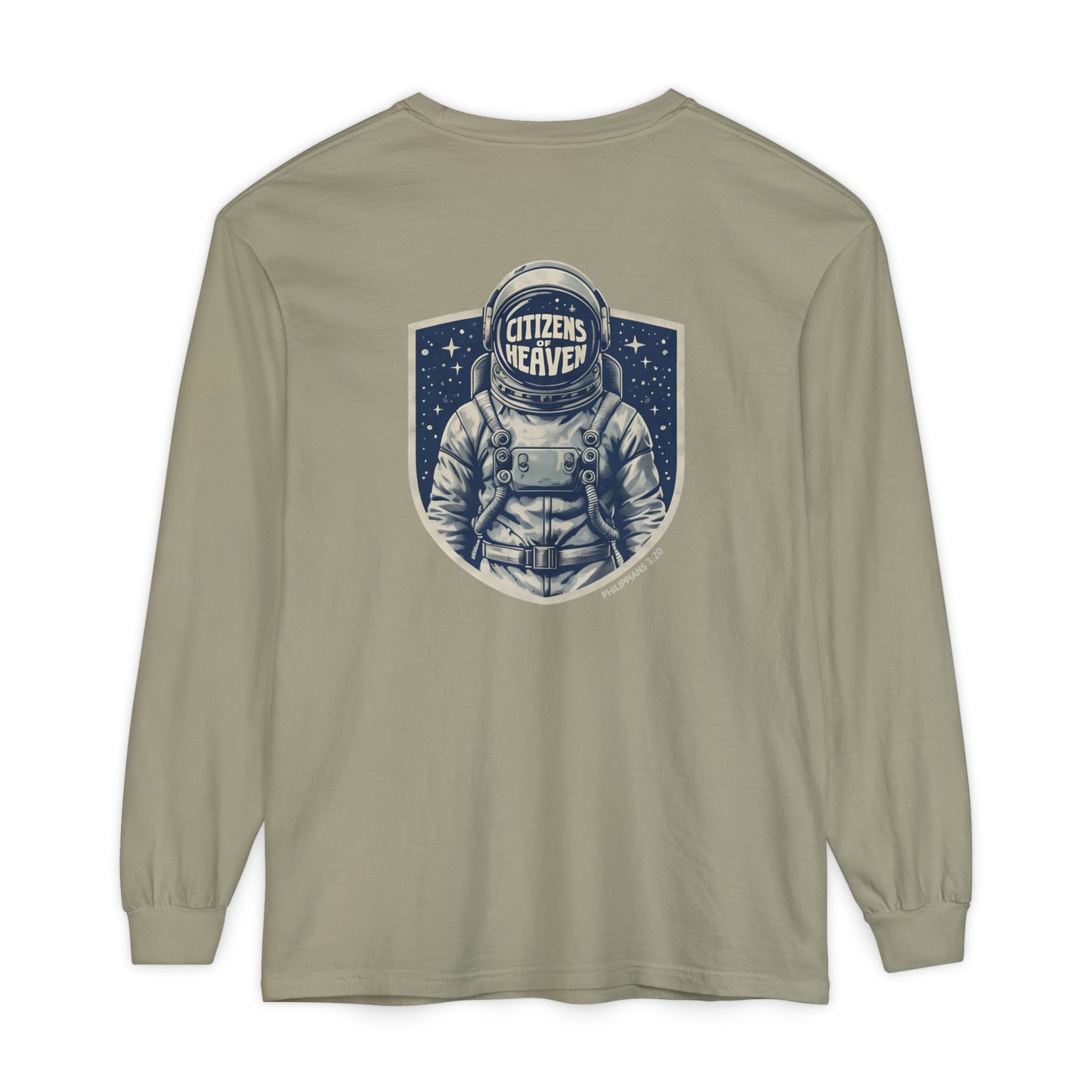 Shield Style Astronaut Unisex Long Sleeve T-shirt