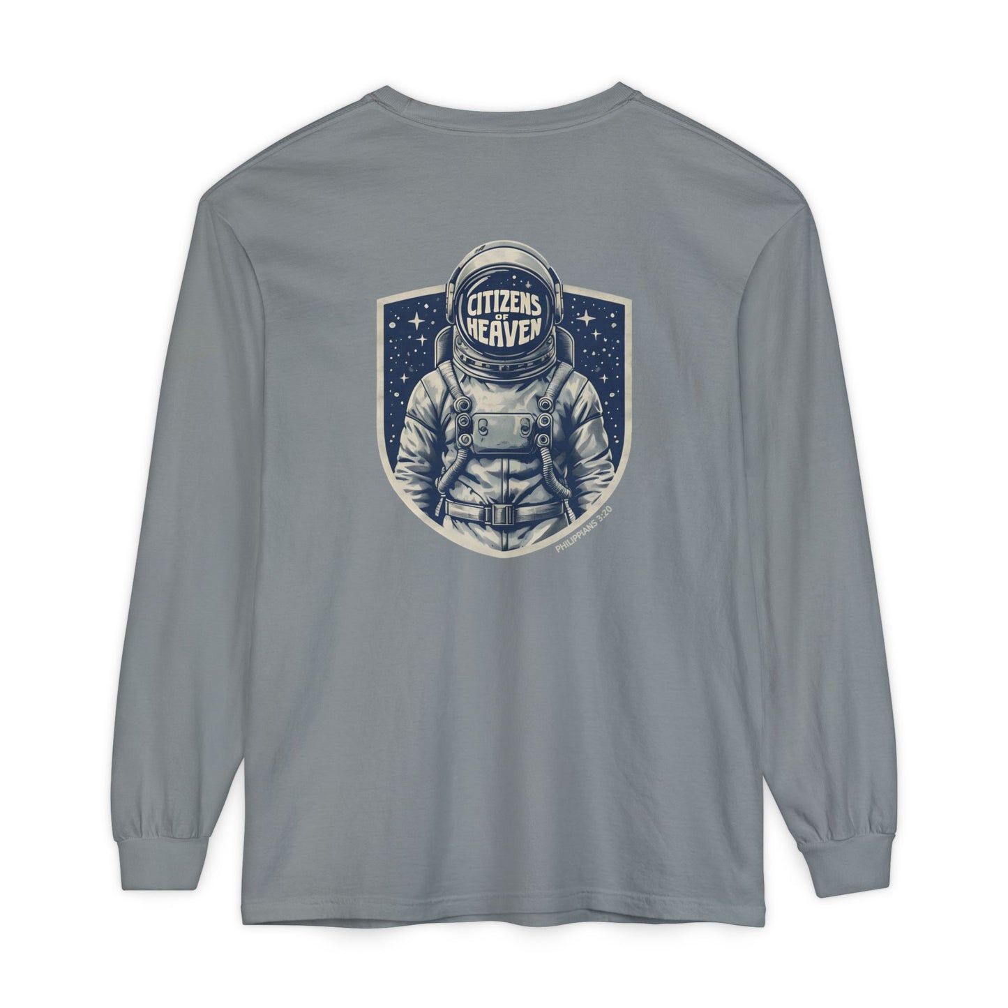 Shield Style Astronaut Unisex Long Sleeve T-shirt