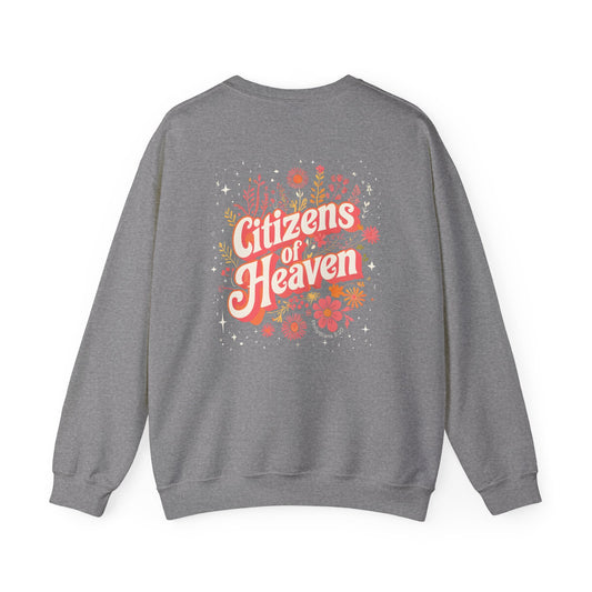 Stars and Flowers Crewneck Sweatshirt