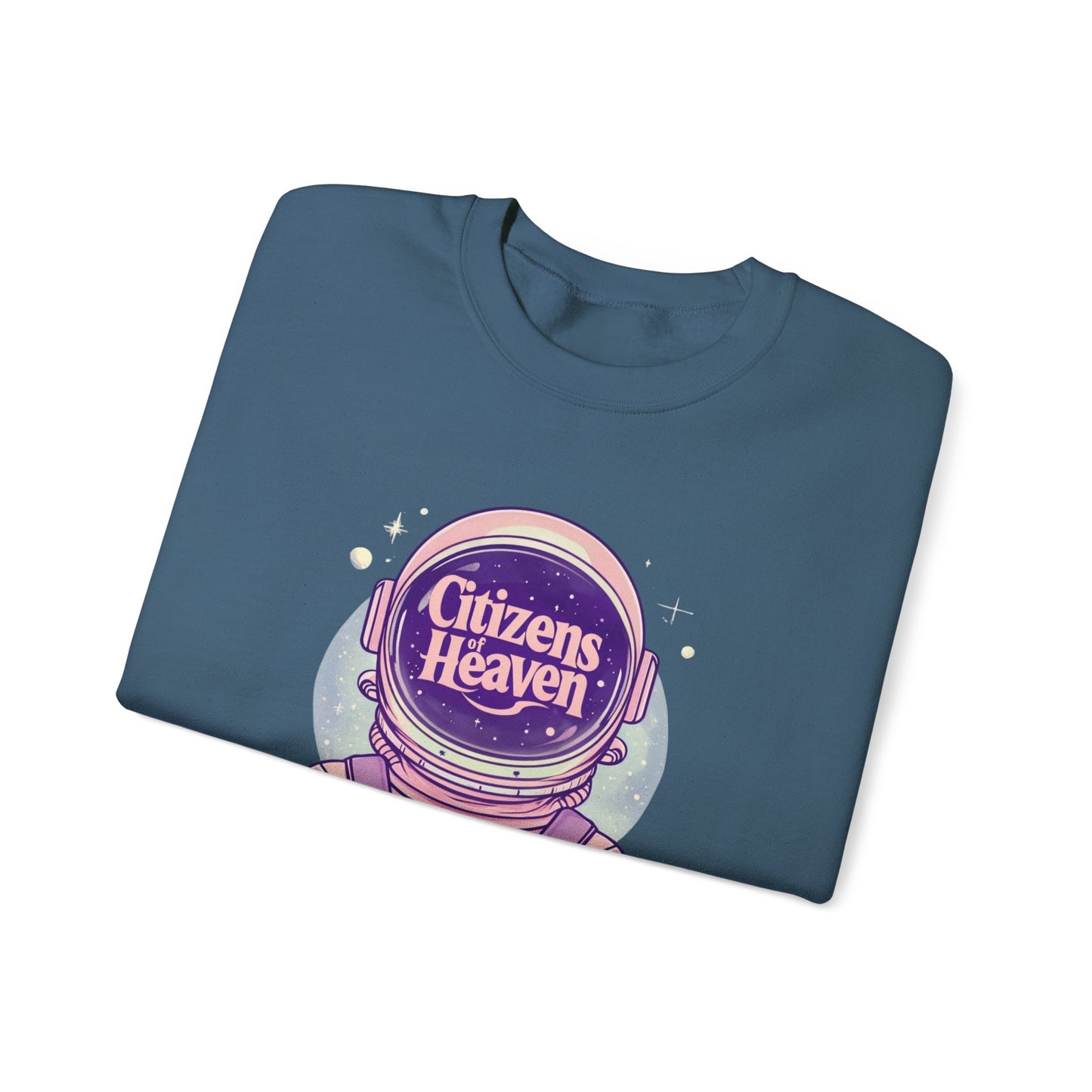 Pink Astronaut Crewneck Sweatshirt