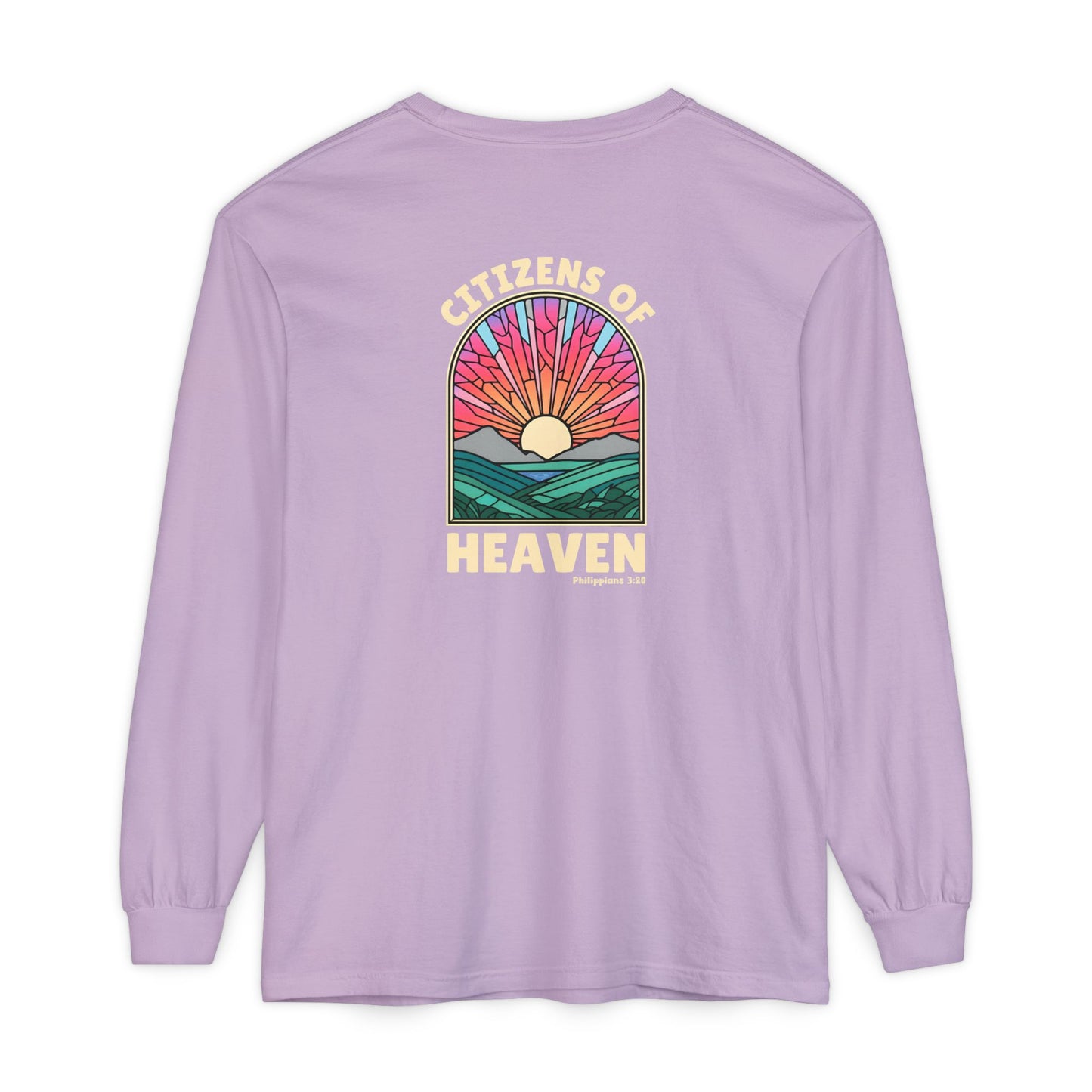 Mosaic Pink Unisex Long Sleeve T-shirt