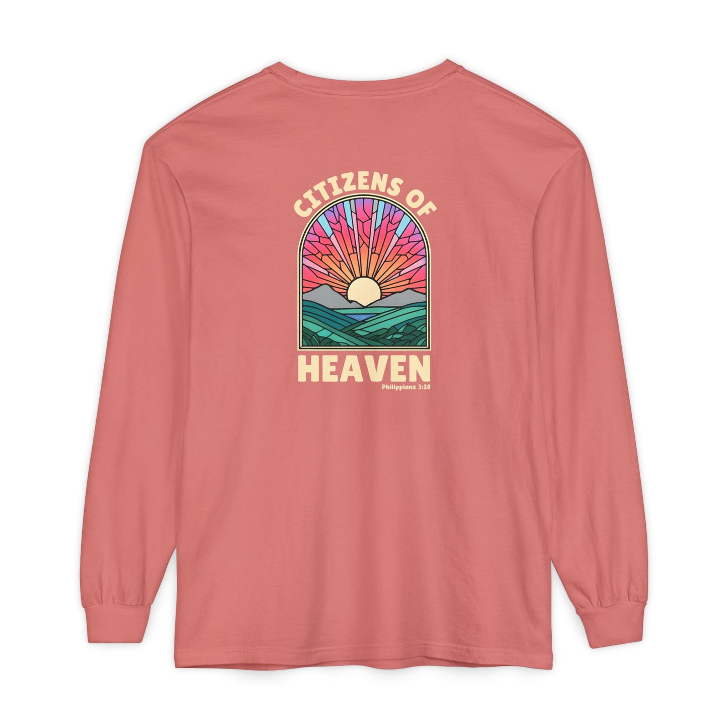 Mosaic Pink Unisex Long Sleeve T-shirt