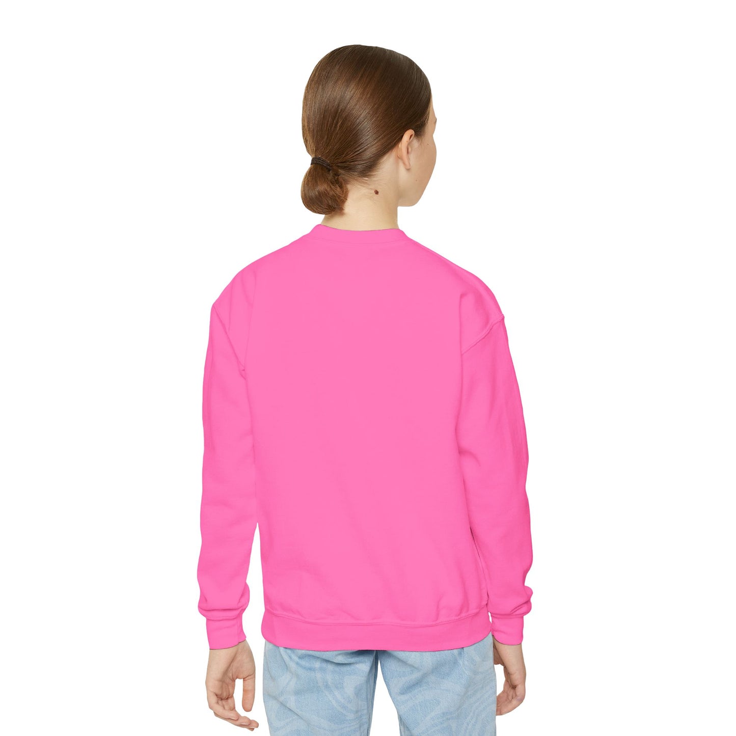 Pink Astronaut Youth Crewneck Sweatshirt